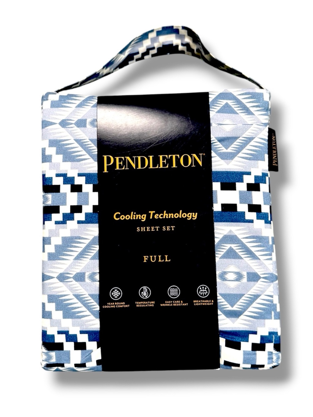 Pendleton Blue & White Aztec Full Sheet Set FULL